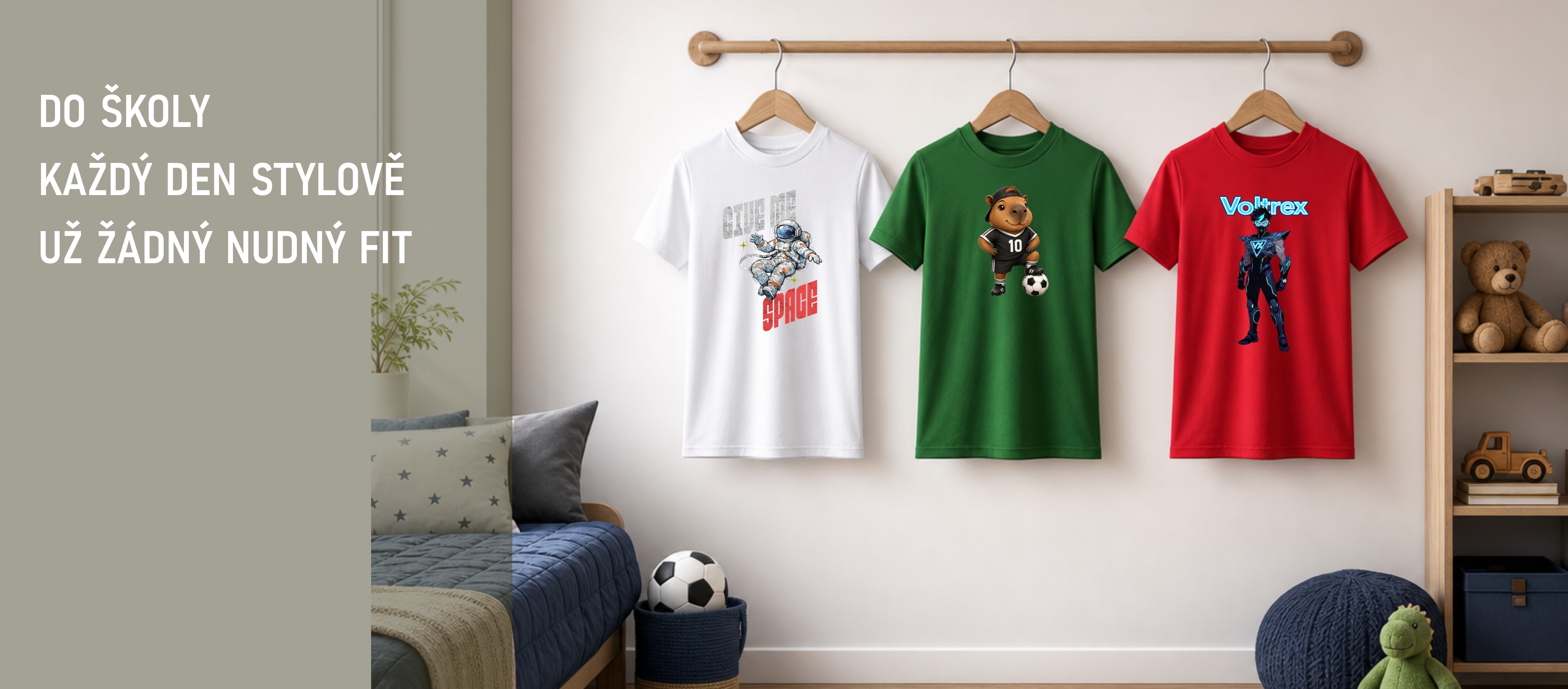 Dětský banner nudný